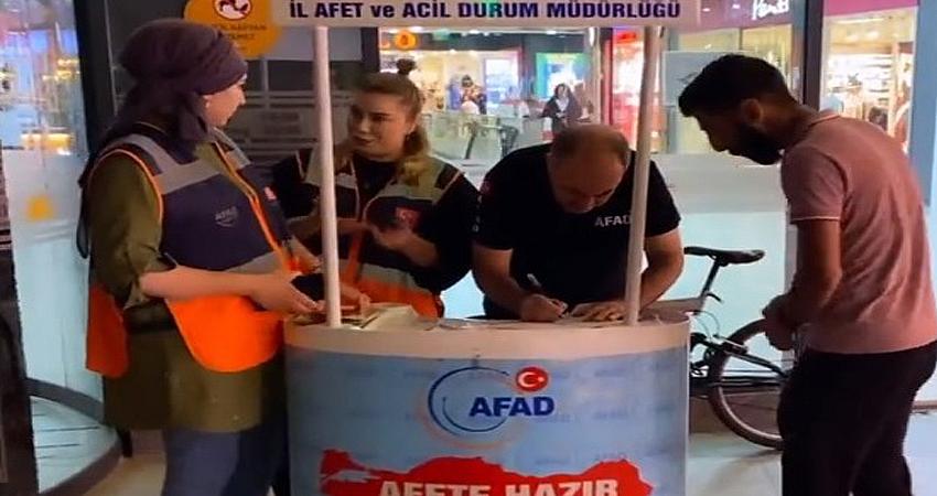 AFAD, VATANDAŞLARI BİLGİLENDİRDİ