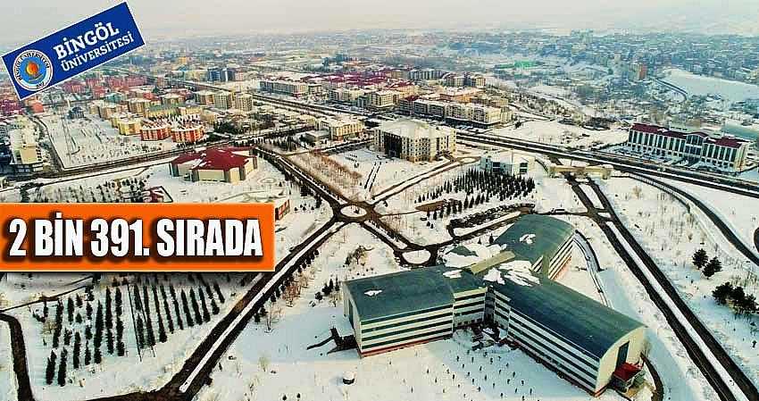 BİNGÖL ÜNİVERSİTESİ 2 BİN 391. SIRADA YER ALDI