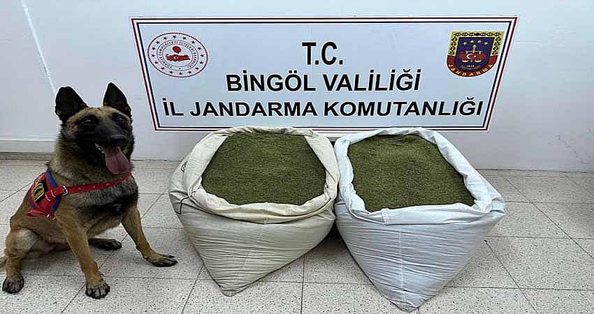 45 KİLOGRAM ESRAR ELE GEÇİRİLDİ