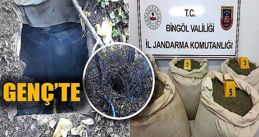 6 adet depo, 7  sığınak tespit edildi