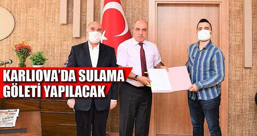 KARLIOVA’DA SULAMA GÖLETİ YAPILACAK