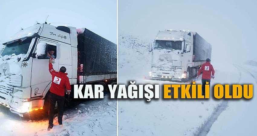 KAR YAĞIŞI ETKİLİ OLDU