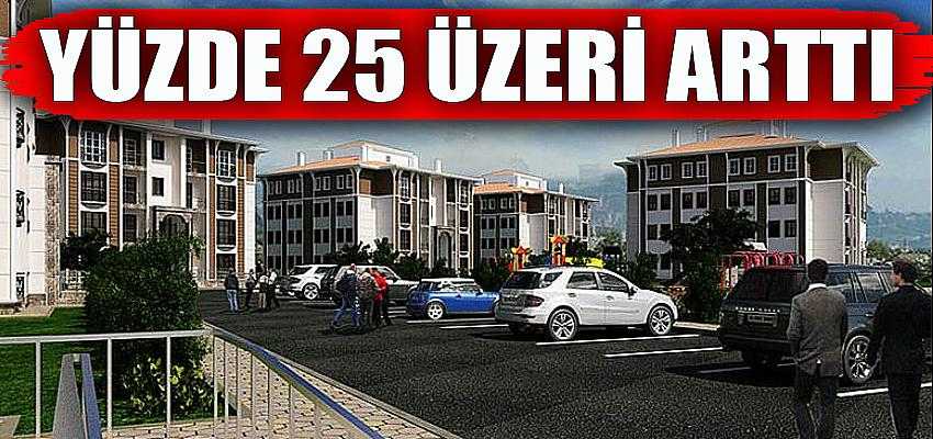 Bingöl’de konut fiyatları yüzde 25’in üzerinde arttı
