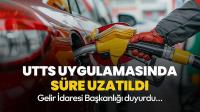UTTS Uygulamasında Süre Uzatıldı