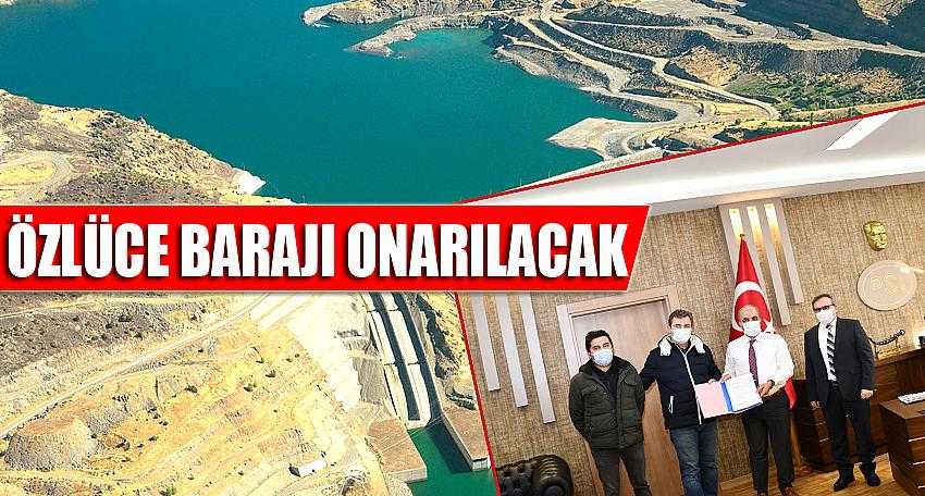 Özlüce Barajı Onarılacak