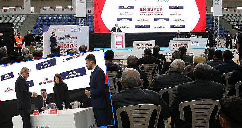 1000 KONUT İÇİN 10 BİN BAŞVURU YAPILDI