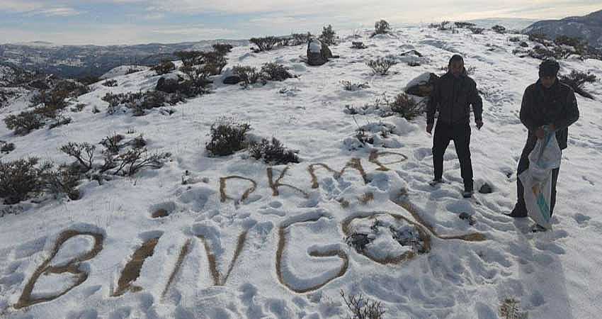 YABAN HAYVANLARI İÇİN DOĞAYA YİYECEK BIRAKILDI