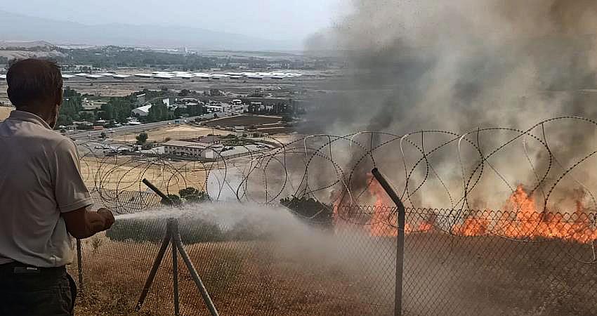 SEKEN MERMİ YANGINA NEDEN OLDU